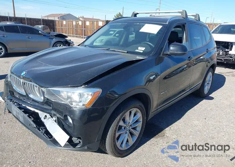 2017 BMW X3 xDrive28I из США, поврежденный, VIN 5UXWX9C39H0W73766